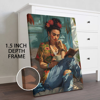 Boho Soul & Sunshine Wall Art Painting, HD Canvas Print, Framed, Ready to Hang. (POMWA250)