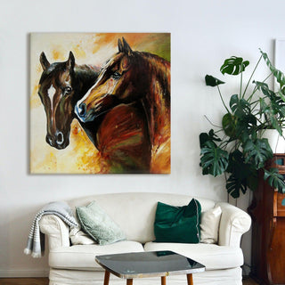 Large Wildlife Canvas Wall Art Painting for Living Room, Home, and Office (WBWA88).