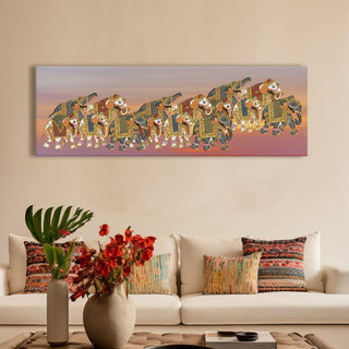 Large Wildlife Canvas Wall Art Painting for Living Room, Home, and Office (WBWA83).