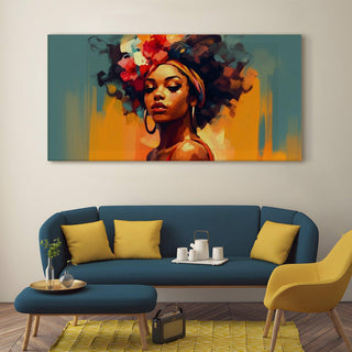 Modern Art Large Canvas Paintings. Framed Digital Reprints of Famous and Vibrant Artwork (MAWA01) - Khirki.in