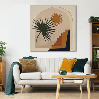 Boho Chic Wall Art Painting, HD Canvas Print, Framed, Ready to Hang.(BOWA01).