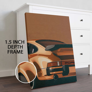 Turbo Legacy Wall Art Painting, HD Canvas Print, Framed, Ready to Hang. (POMWA222)