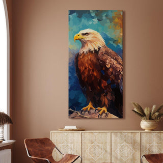 Amazing Wildlife Wall Art. Large Canvas Framed Digital Reprints of Jungle, Wildlife, Animals and Birds. Ready To Hang. Size:  24 Inch x 48 Inch (WBWA52) - Khirki.in