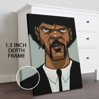 Pulp Vibe – Bold Cartoon-Style Wall Art Painting, HD Canvas Print, Framed, Ready to Hang. (POMWA317)