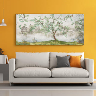 Amazing Wildlife Wall Art. Large Canvas Paintings. Framed Digital Reprints of Jungle, Wildlife, Animals and Birds 24 Inch x 48 Inch (WBWA20) - Khirki.in