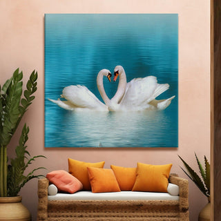 Large Wildlife Canvas Wall Art Painting for Living Room and Office (WBWA78).