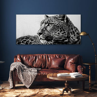 Amazing Wildlife Wall Art. Large Canvas Framed Digital Reprints of Jungle, Wildlife, Animals and Birds. Ready To Hang. Size:  24 Inch x 48 Inch (WBWA45) - Khirki.in