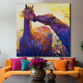 Large Wildlife Canvas Wall Art Painting for Living Room  and Office (WBWA87).