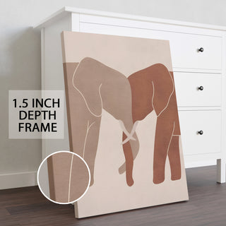 Boho and Chic Art Canvas Gallery Wrap Painting | Eclectic Modern Art Theme (BOWA19)