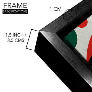 Framed Canvas Digital Abstract Modern Art Wall Painting For Home and Hotels Wall Decoration. Digital Reprint (ABWA18) - Khirki.in