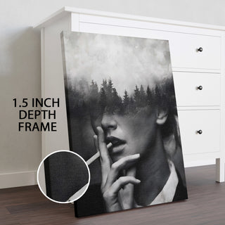 Mystic Mindscape Wall Art Painting, HD Canvas Print, Framed, Ready to Hang. (ABMWA136)