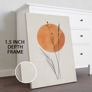 Golden Bloom Wall Art Painting, HD Canvas Print, Framed, Ready to Hang. (POMWA198)