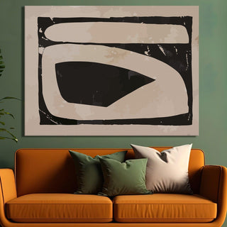Framed Canvas Digital Abstract Modern Art Wall Painting For Home and Hotels Wall Decoration. Digital Reprint (ABWA17) - Khirki.in