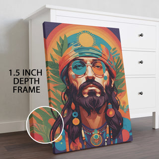 The Mystic Wanderer Wall Art Painting, HD Canvas Print, Framed, Ready to Hang. (POMWA264)