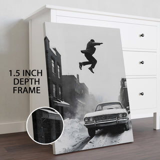 The Great Escape Wall Art Painting, HD Canvas Print, Framed, Ready to Hang. (VINWA150)
