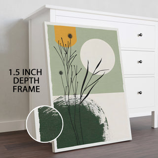 Modern Meadow Wall Art Painting, HD Canvas Print, Framed, Ready to Hang. (POMWA197)