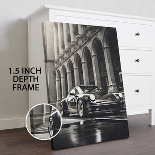 Architectural Speed Wall Art Painting, HD Canvas Print, Framed, Ready to Hang. (VINWA147)