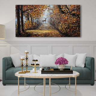 Amazing Wildlife Wall Art. Large Canvas Framed Digital Reprints of Jungle, Wildlife, Animals and Birds. Ready To Hang. Size:  24 Inch x 48 Inch (WBWA39) - Khirki.in