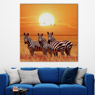 Large Wildlife Canvas Wall Art Painting for Living Room, Home, and Office (WBWA80).