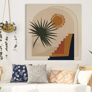Boho Chic Wall Art Painting, HD Canvas Print, Framed, Ready to Hang.(BOWA01).