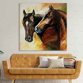 Large Wildlife Canvas Wall Art Painting for Living Room, Home, and Office (WBWA88).