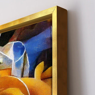 Framed Abstract Oil Pastel Style Wall Art Painting For Home and Hotels Wall Decoration (ABWA01) - Khirki.in