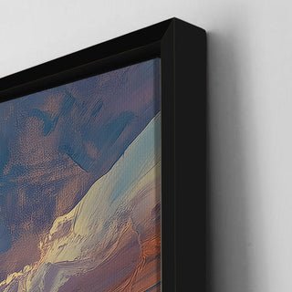 Sunrise Wall Art Painting, HD Canvas Print, Framed, Ready to Hang. (VASWA002)