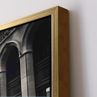 Vintage Cars And Bikes Wall Art. HD Canvas Print, Framed, Ready to Hang. (VCBWA21)