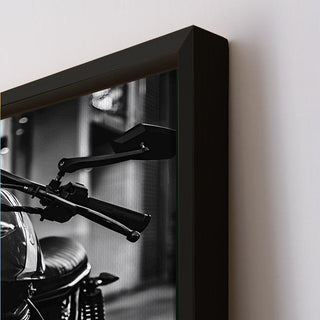 Vintage Cars & Bikes  Wall Art. HD Canvas Print, Framed, Ready to Hang. (VCBWA19)