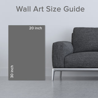 Boho and Chic Art Canvas Gallery Wrap Painting | Eclectic Modern Art Theme (BOWA18)