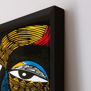 Framed Abstract Oil Pastel Style Wall Art Painting For Home and Hotels Wall Decoration (ABWA05) - Khirki.in