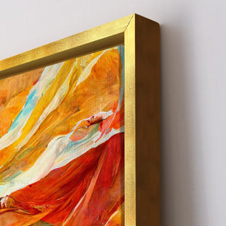 Framed Abstract Oil Pastel Style Wall Art Painting For Home and Hotels Wall Decoration (ABWA13) - Khirki.in