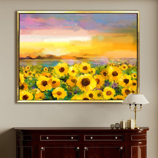PAPER PLANE DESIGN Canvas Floral Wall Art: A Symphony of Nature's Elegance Large Size Canvas Framed Paintings For Living Room, Office, Home Decor. (FLWA16) - Khirki.in