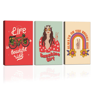 Retro Style Inspiration Wall Art, HD Canvas Print, Framed, Ready to Hang. (MOWA04)