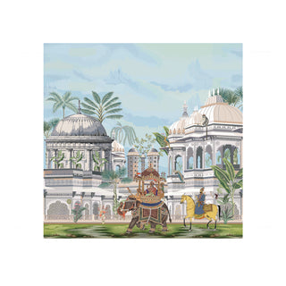 Ethnic Indian Wall Murals. Traditional Mughal Art Full Wall Wallpaper. (ETHMRL014)