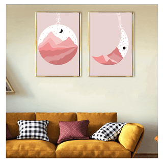 Stunning Sun and Mountains Wall Art