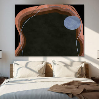 Framed Canvas Digital Abstract Modern Art Wall Painting For Home and Hotels Wall Decoration. Digital Reprint (ABWA20) - Khirki.in