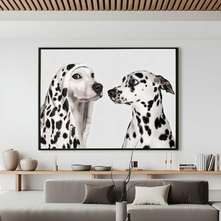 Pooch Love Wall Art. HD Canvas Print, Framed, Ready to Hang. (WBWA52)