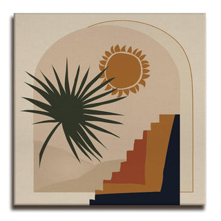 Boho Chic Wall Art Painting, HD Canvas Print, Framed, Ready to Hang.(BOWA01).