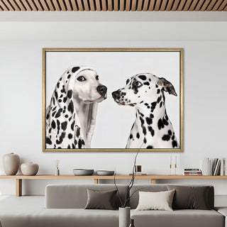 Pooch Love Wall Art. HD Canvas Print, Framed, Ready to Hang. (WBWA52)