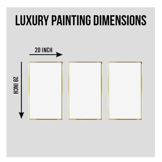 Abstract landscapes set with sunrise, sunset, night- Luxury Canvas Painting