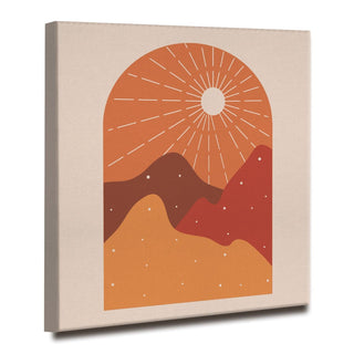 Boho Chic Wall Art Painting, HD Canvas Print, Framed, Ready to Hang. (BOWA07)