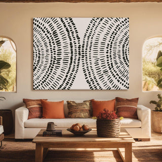 Framed Canvas Digital Abstract Modern Art Wall Painting For Home and Hotels Wall Decoration. Digital Reprint (ABWA16) - Khirki.in