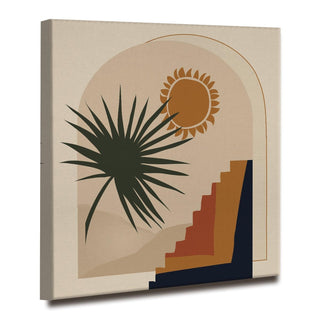 Boho Chic Wall Art Painting, HD Canvas Print, Framed, Ready to Hang.(BOWA01).