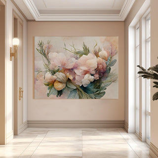 PAPER PLANE DESIGN Canvas Floral Wall Art: A Symphony of Nature's Elegance Large Size Canvas Framed Paintings For Living Room, Office, Home Decor. (FLWA17) - Khirki.in