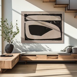 Framed Canvas Digital Abstract Modern Art Wall Painting For Home and Hotels Wall Decoration. Digital Reprint (ABWA17) - Khirki.in