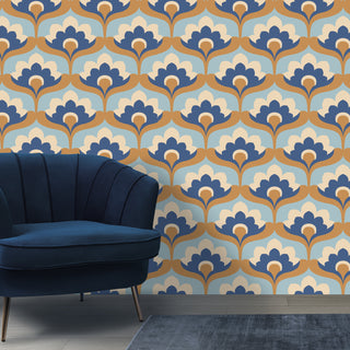 Ethnic Indian Wall Murals. Traditional Mughal Art Full Wall Wallpaper. (ETHMRL018)
