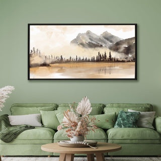 Amazing Wildlife Wall Art. Large Canvas Paintings. Framed Digital Reprints of Jungle, Wildlife, Animals and Birds 24 Inch x 48 Inch (WBWA23) - Khirki.in