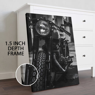 Classic Iron Horse Wall Art Painting, HD Canvas Print, Framed, Ready to Hang. (VINWA149)