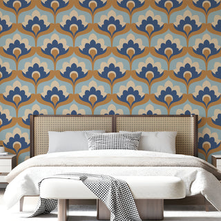 Ethnic Indian Wall Murals. Traditional Mughal Art Full Wall Wallpaper. (ETHMRL018)